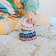 Load image into Gallery viewer, Earth - Silicone Stacker Teether Toy - Spotty Dot AU
