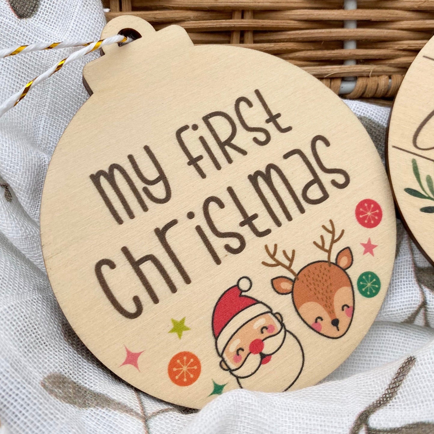 My First Christmas Bauble - Spotty Dot AU