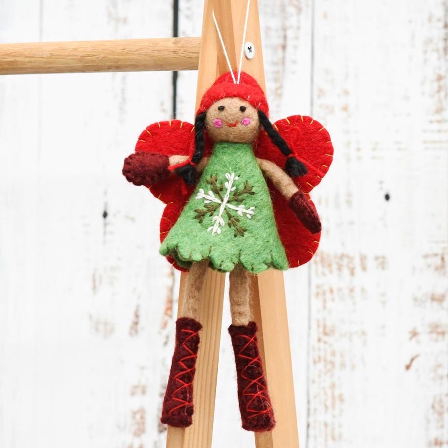 Felt Christmas Fairy Angel - Spotty Dot AU