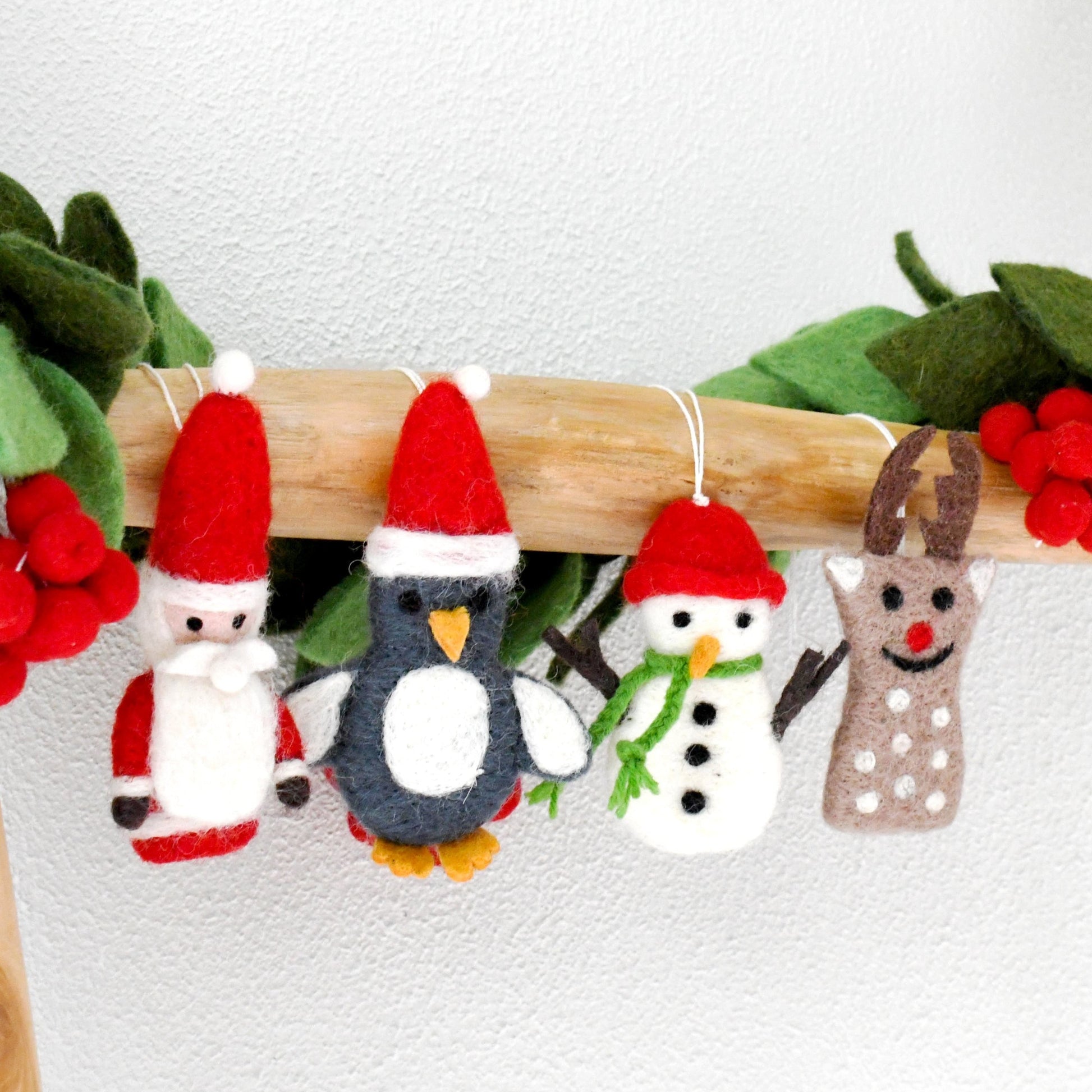 Felt Christmas Decorations - Spotty Dot