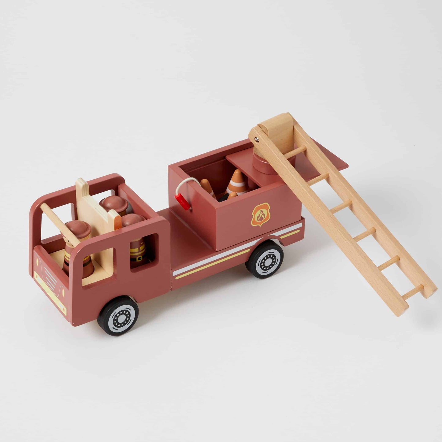Wooden Fire Truck Set - Spotty Dot AU