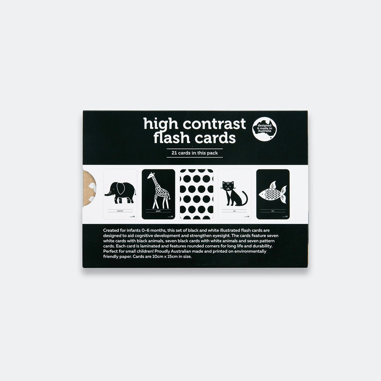 High Contrast Flash Cards Spotty Dot Toys