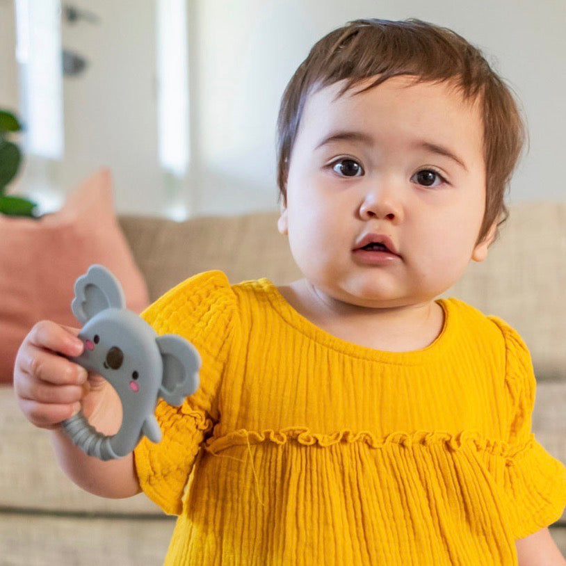 Koala Silicone Teether - Spotty Dot AU