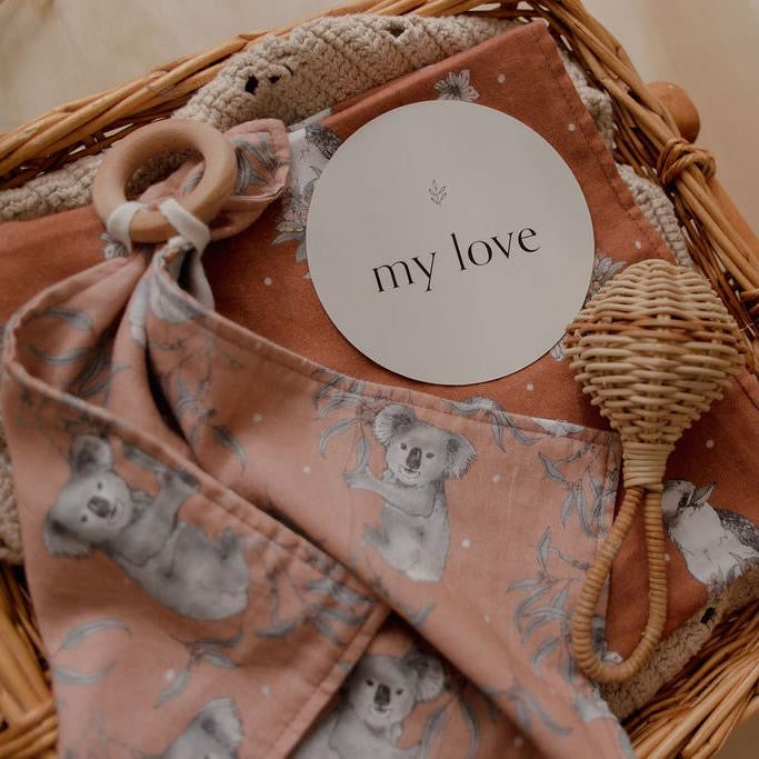 Living Koala Living Cuddle Koala & Eucalyptus Comforter - Spotty Dot AU