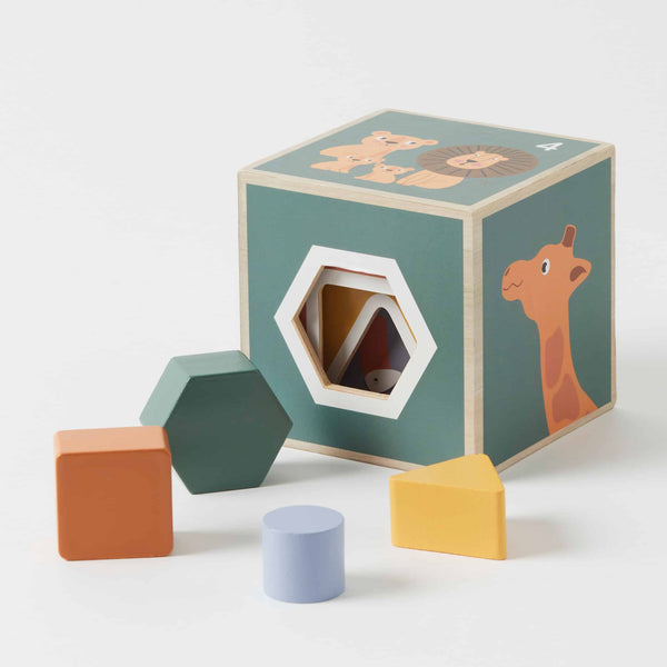 Wooden Stacking Cubes - Spotty Dot AU