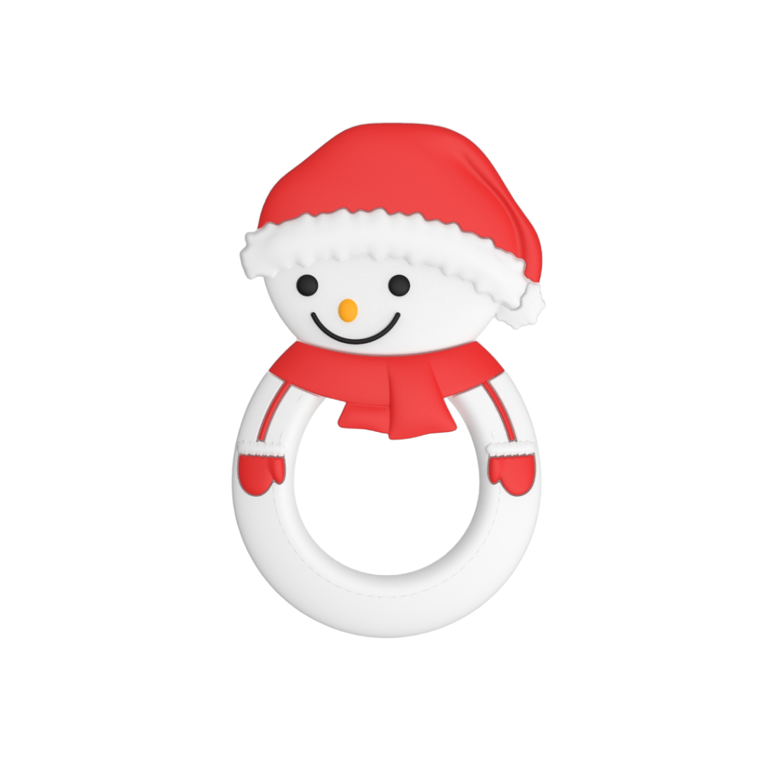 Snowman Teether - Spotty Dot AU