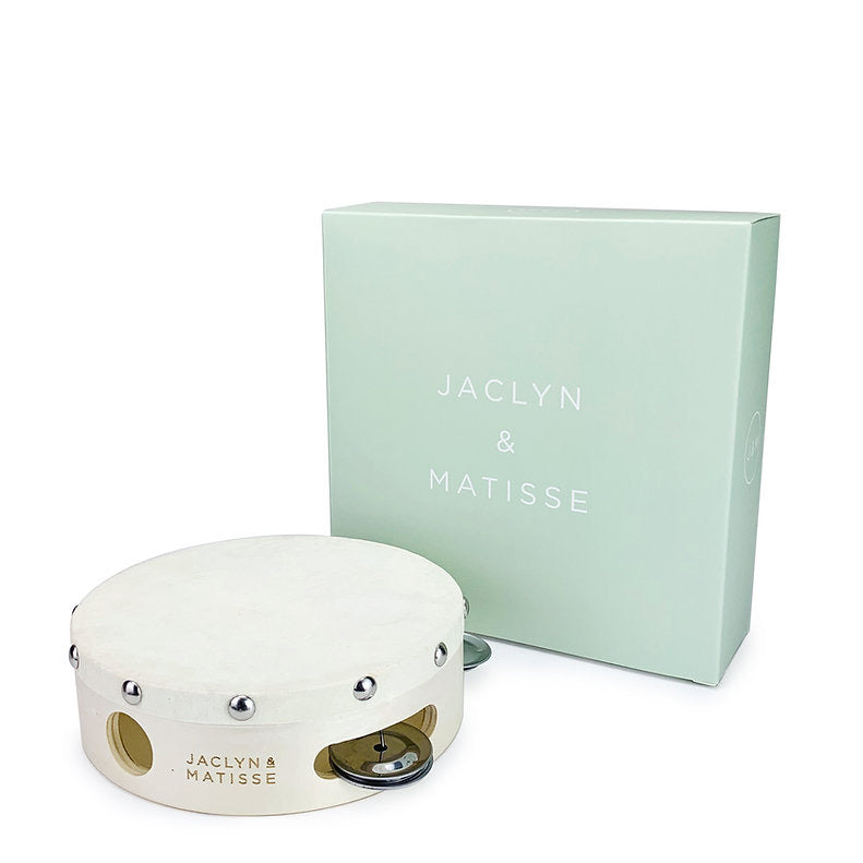 Wooden Tamborine Drum - Spotty Dot AU