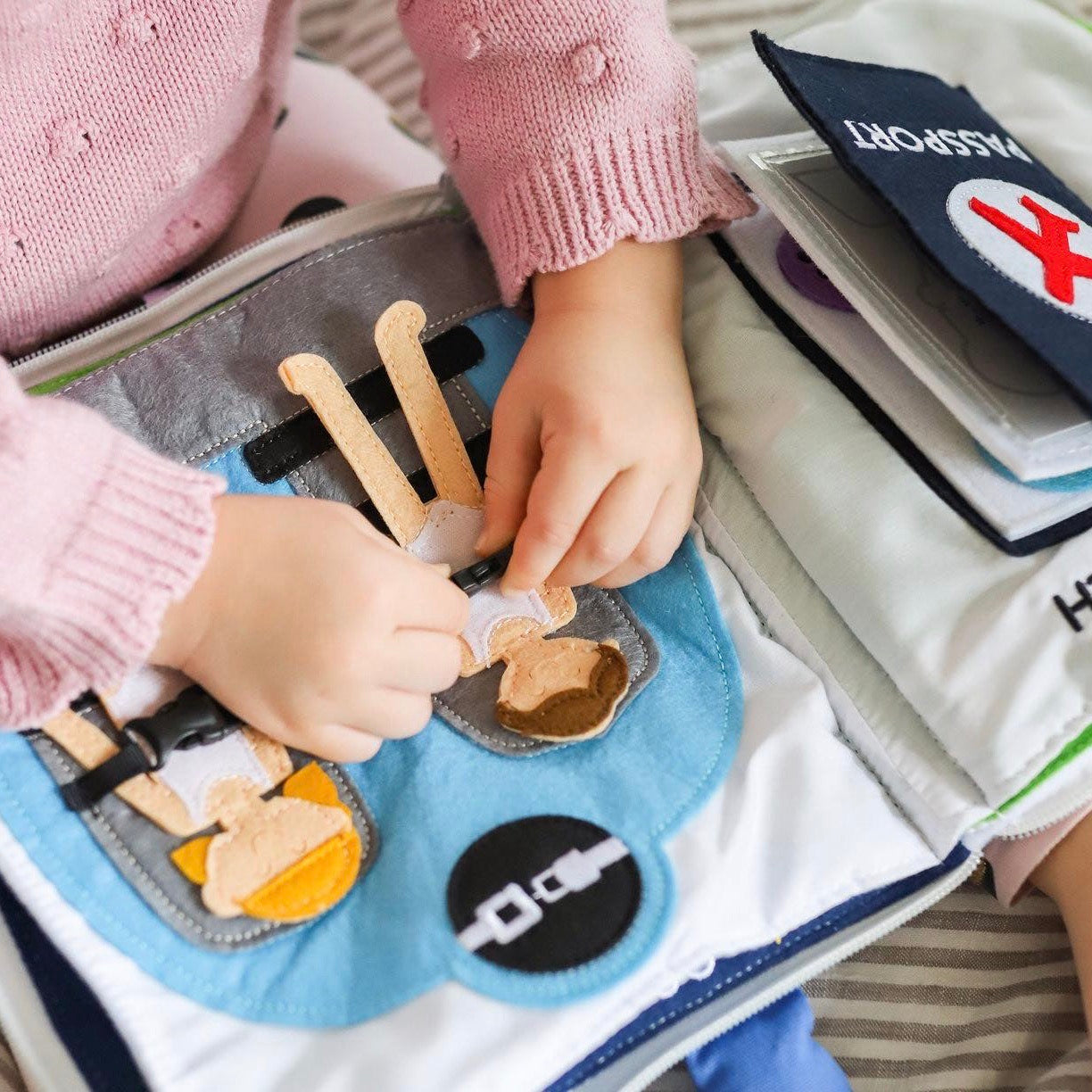 Away We Go - Soft Busy Book - Spotty Dot AU