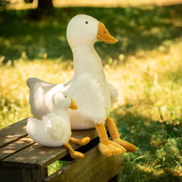 Snowy the Goose & Rattle - Spotty Dot Toys & Gifts AU