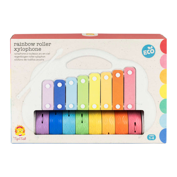 Rainbow Roller Xylophone - Spotty Dot Toys