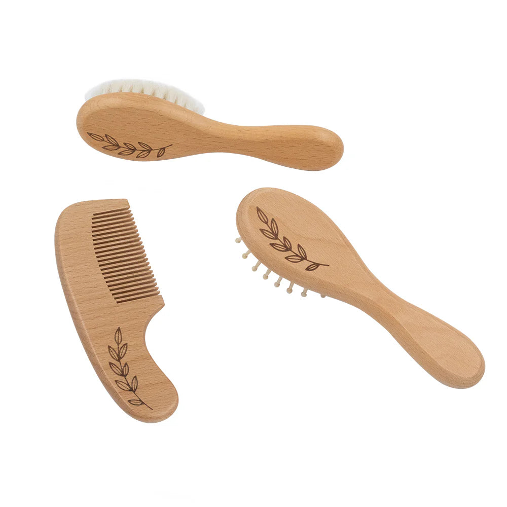 Three Piece Baby Brush Set - Spotty Dot Gifts