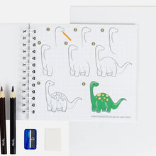 Load image into Gallery viewer, How to Draw Dinosaurs - Spotty Dot
