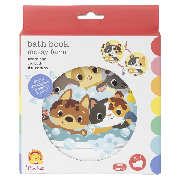 Messy Farm Bath Book - Spotty Dot AU