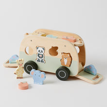Load image into Gallery viewer, Animal Campervan Shape Sorter - Spotty Dot Toys
