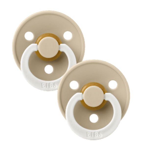 BIBS Vanilla Glow Dummy Pacifier - Spotty Dot AU