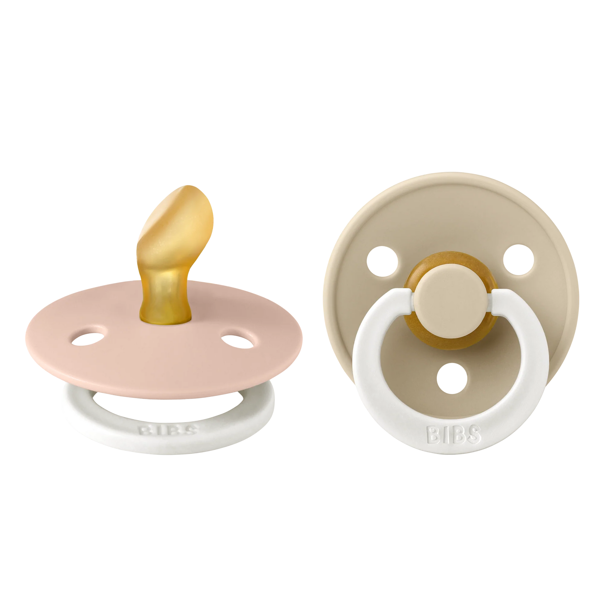 BIBS Anatomical Size 1 Blush Vanilla Glow Spotty Dot Baby