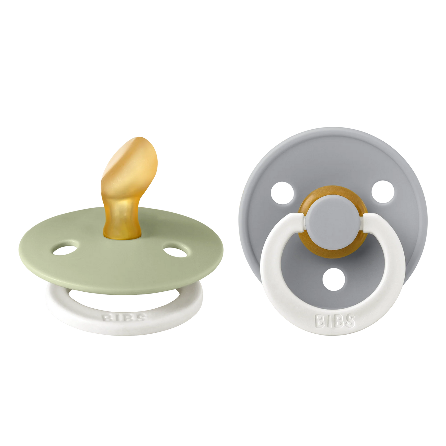 BIBS Anatomical Size 1 Sage Cloud Glow Spotty Dot Baby