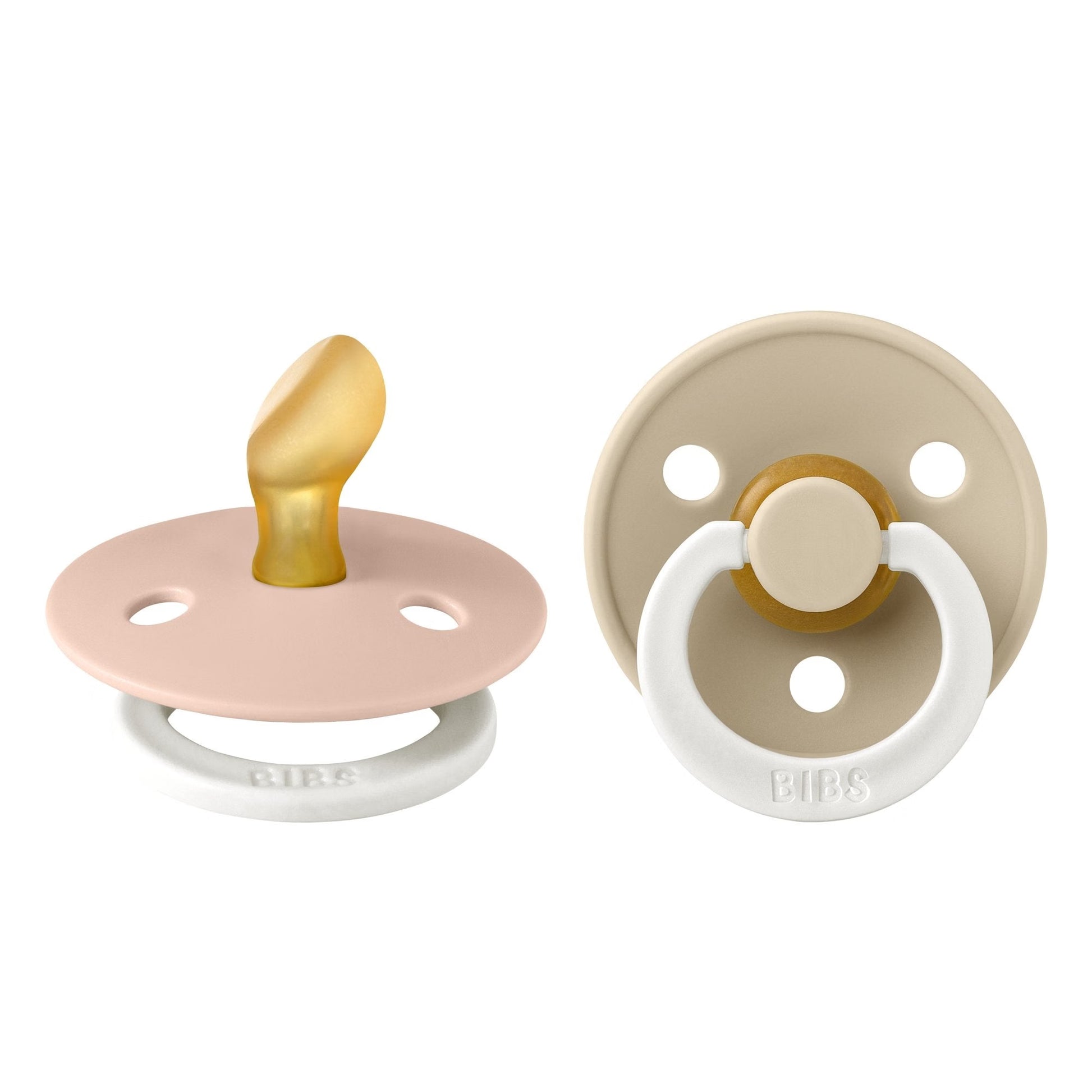 BIBS Anatomical Size 2 Blush Vanilla Glow Spotty Dot Baby