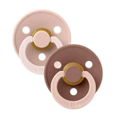 BIBS Woodchuck - Blush Pacifier Spotty Dot Baby