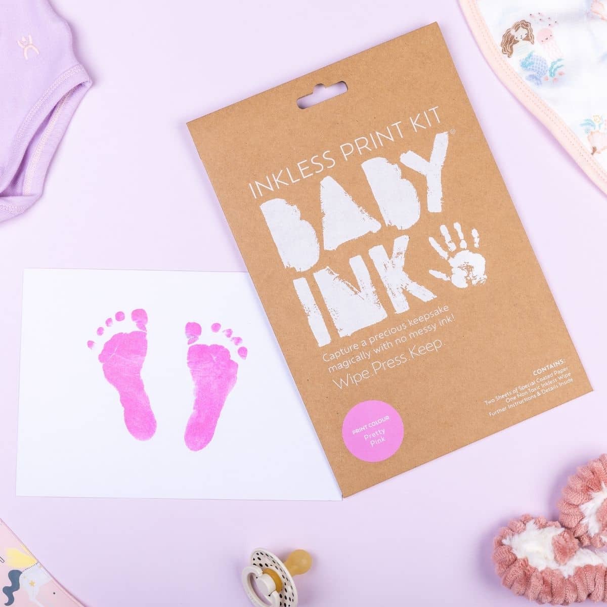 Baby Ink Pink Print Kit Spotty Dot Gifts