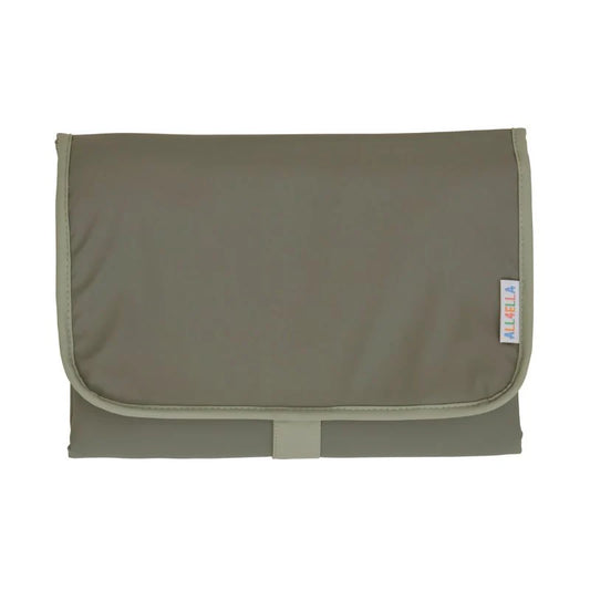 Baby Changing Wallet Mat Sage Spotty Dot 
