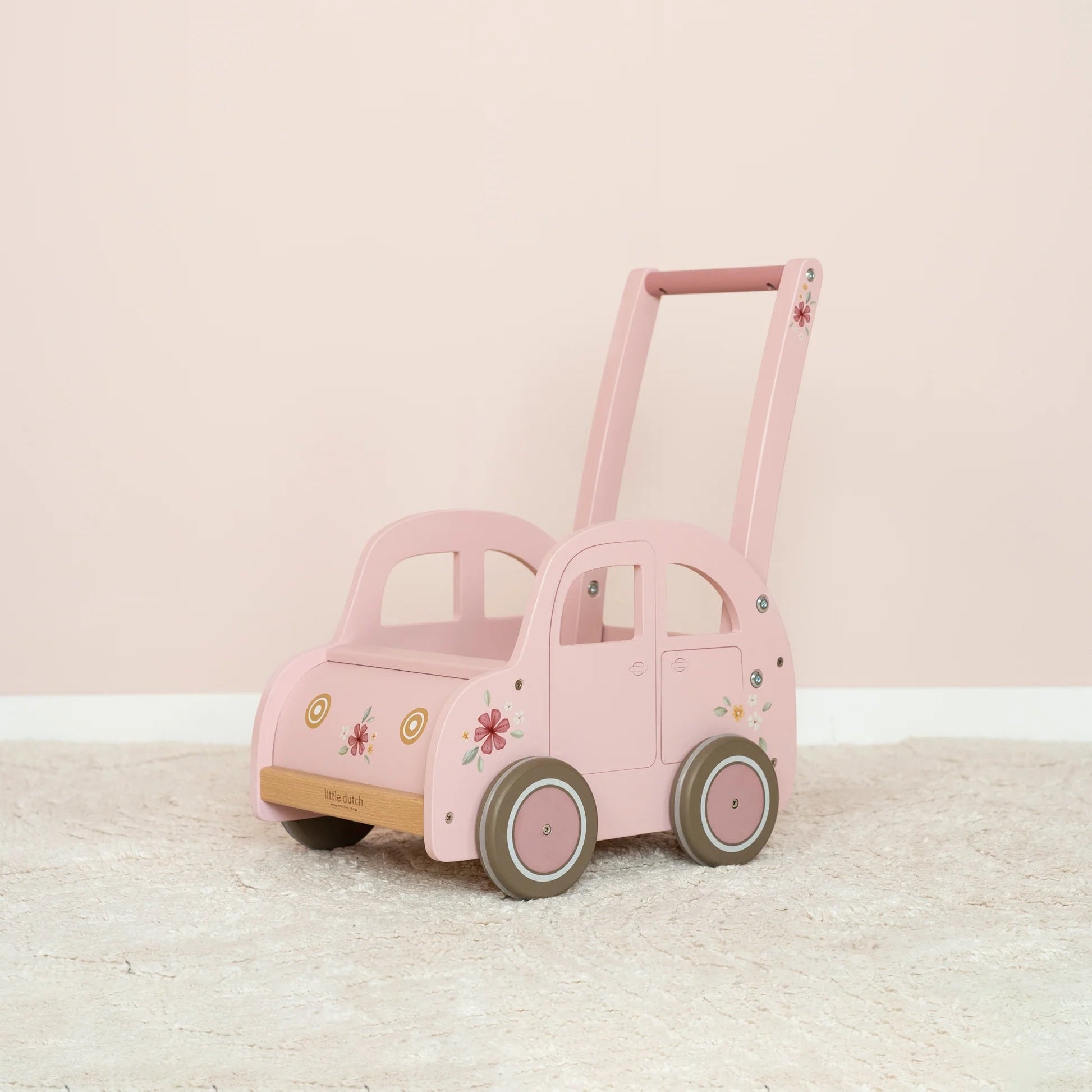 Baby Pink Car Walker Spotty Dot Toys