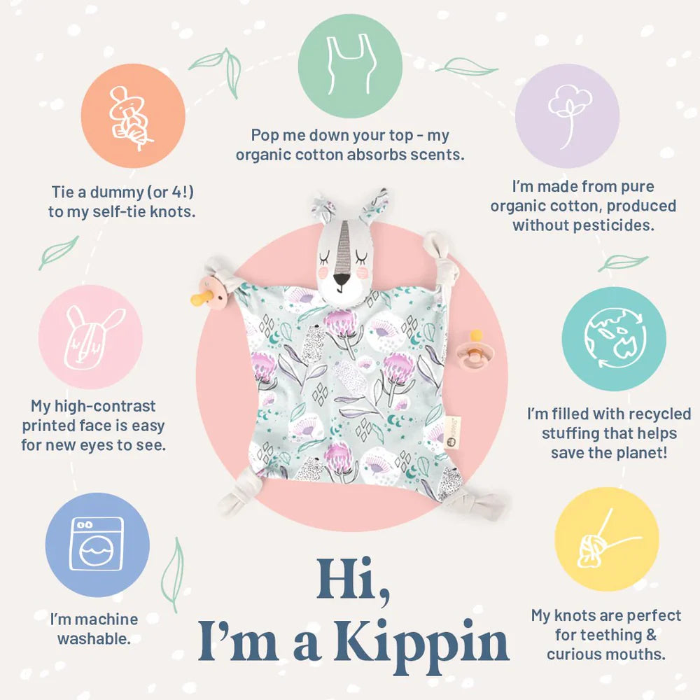 Kippin Organic Cotton Baby Comforter Banksi