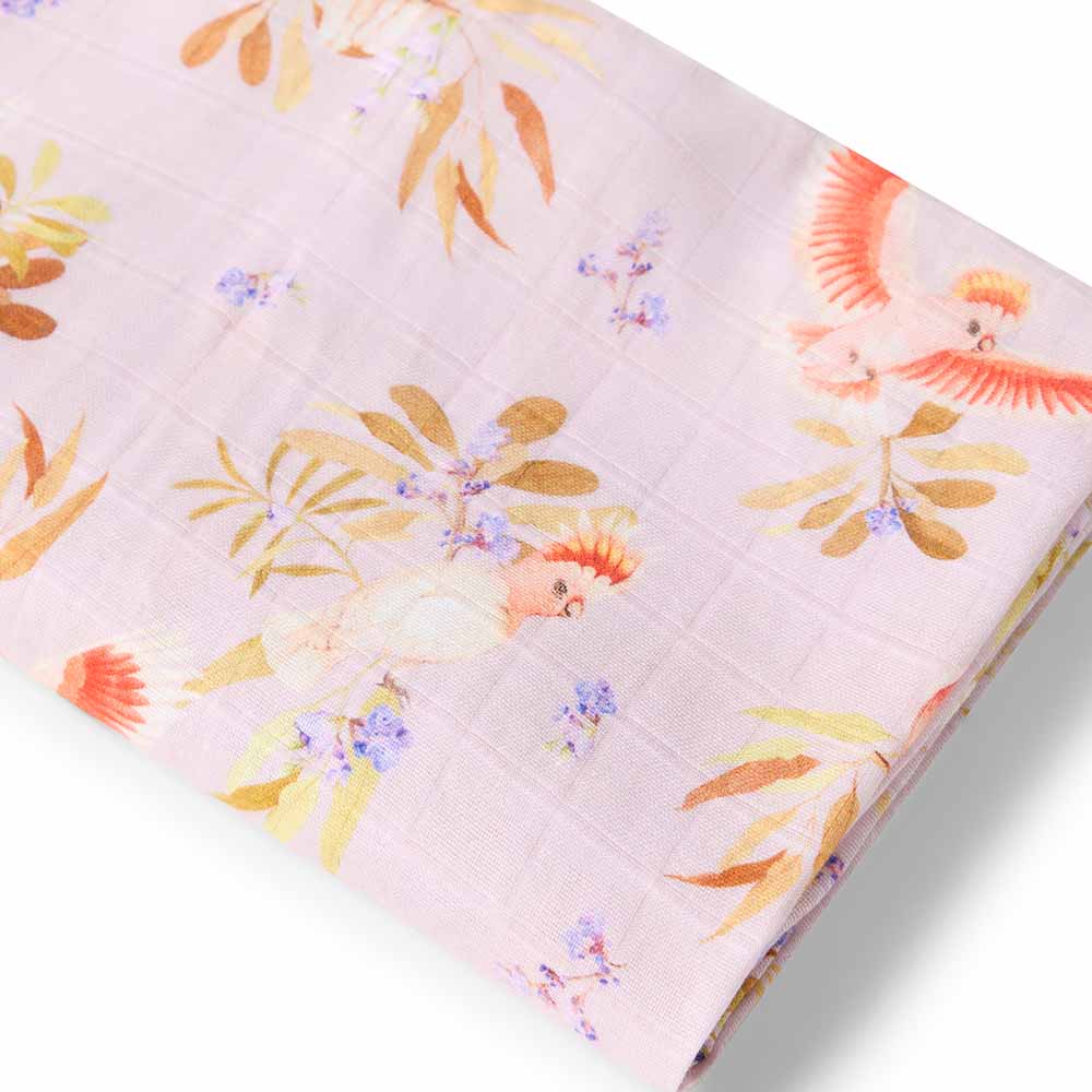 Banksia Organic Cotton Muslin Wrap Spotty Dot