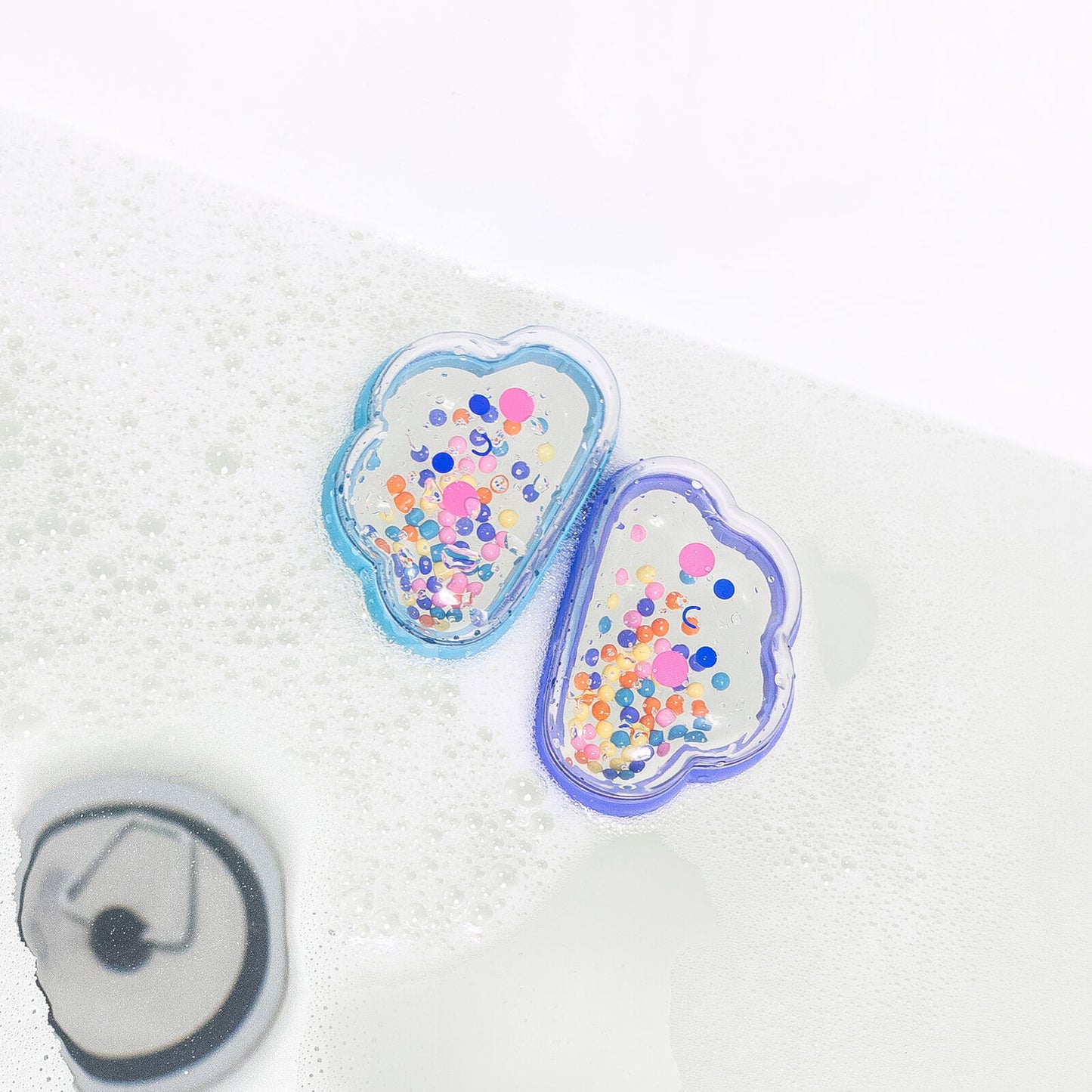 Bath Shakers Colourful Clouds Spotty Dot Toys
