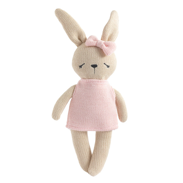 Bella the Knitted Bunny Spotty Dot Toys