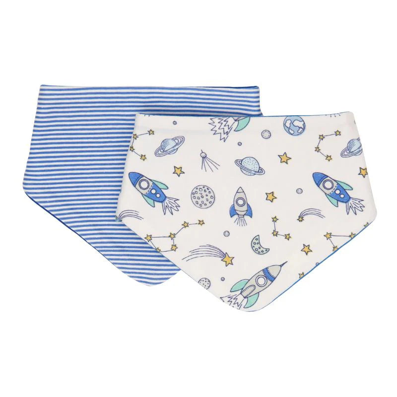 Blast Off Bandana Bib Spotty Dot Baby