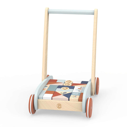 Wooden Block Walker - Spotty Dot AU