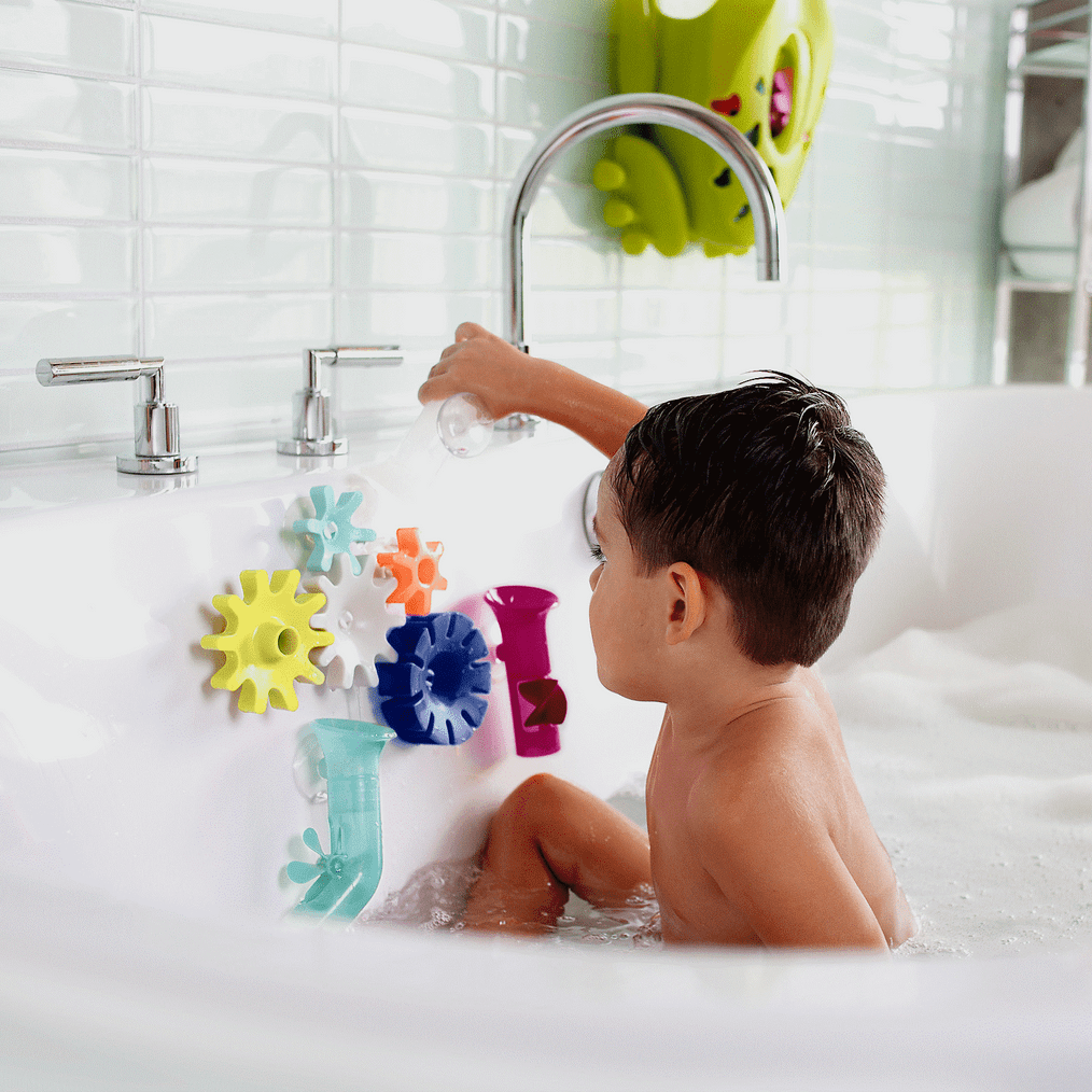 Boon Cogs & Pipes Bath Toys Water Play Spotty Dot Kids
