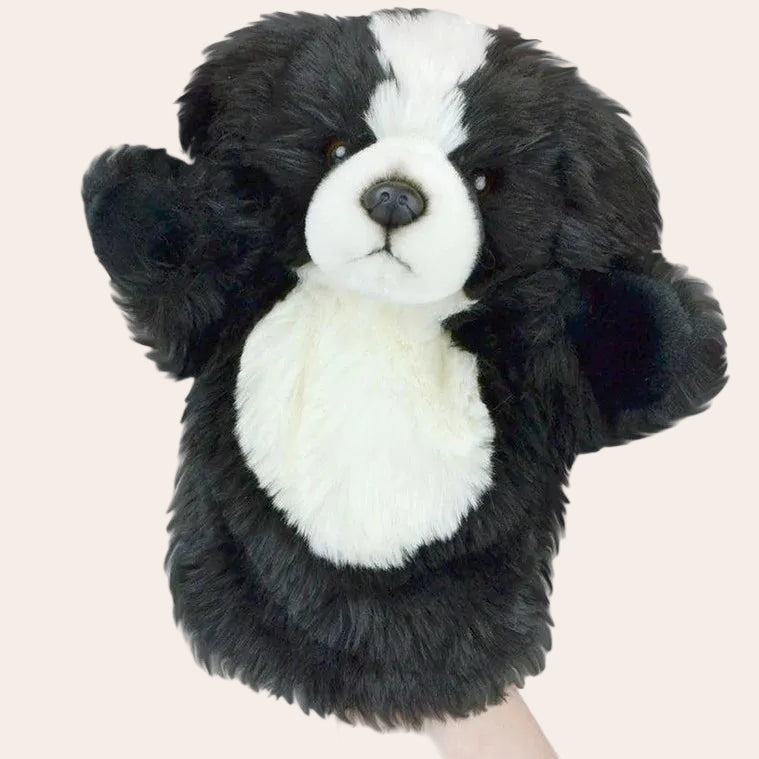 Border Collie Hand Puppet Spotty Dot Toys