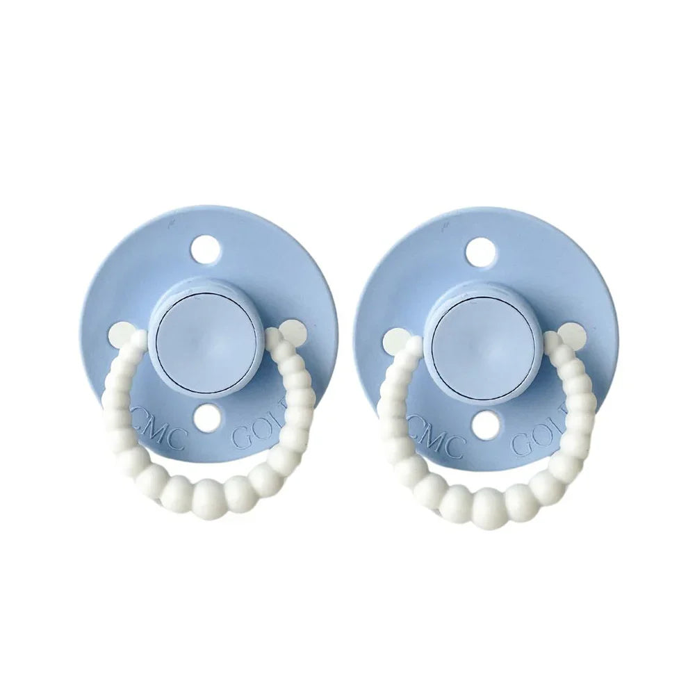 Breeze Blue Glow CMC Gold dummy pacifiers Spotty Dot
