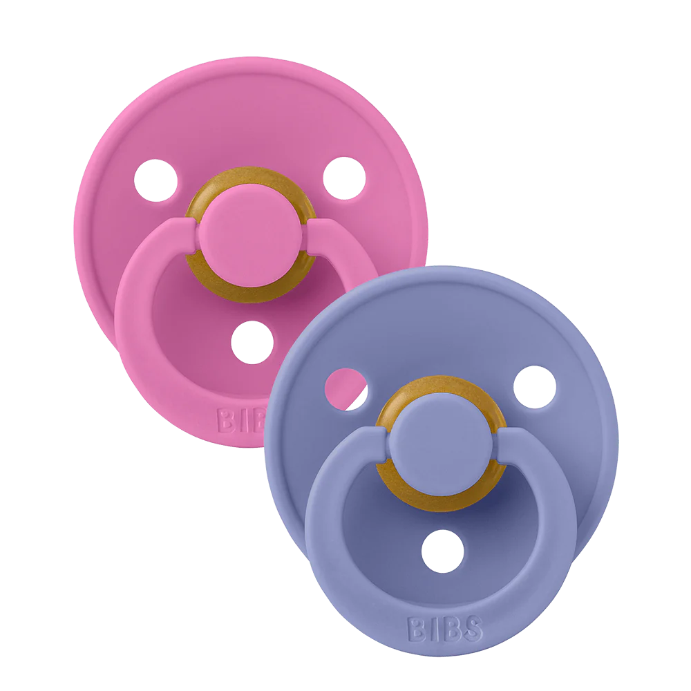 Bubblegum-Peri BIBS pacifiers - Spotty Dot