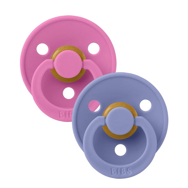 Bubblegum-Peri BIBS pacifiers - Spotty Dot