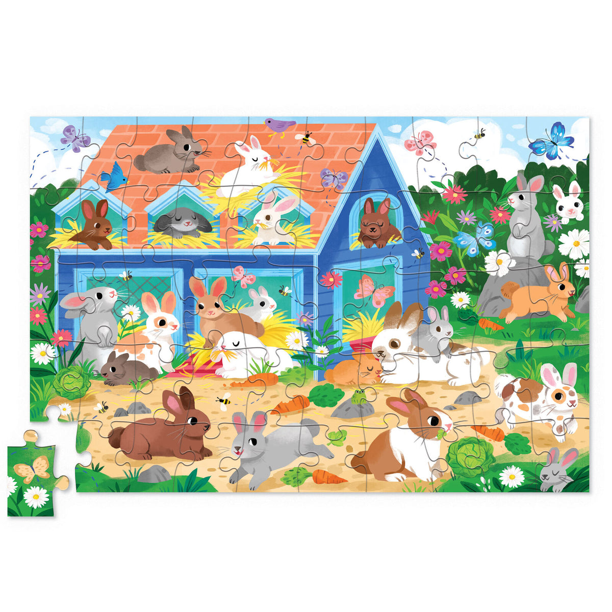 Bunny House Easter Puzz;e Spotty Dot  Toys