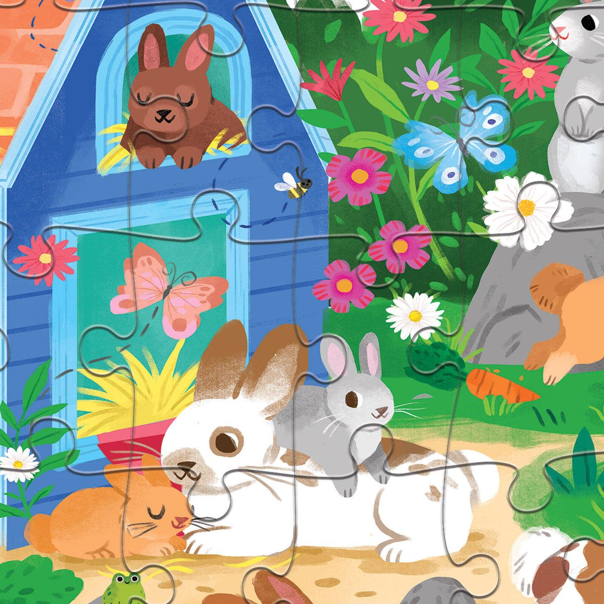 Bunny House Easter Puzz;e Spotty Dot  Toys