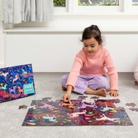 Load image into Gallery viewer, Unicorn Galaxy  Holographic Puzzle 100 pieces - Spotty Dot Toys
