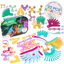 Load image into Gallery viewer, CLIXO Tropical Bird Pack Spotty Dot Toys
