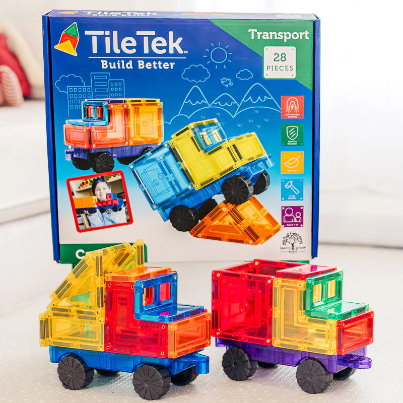 Car Set 28 Pieces TileTek Spotty Dot Toys