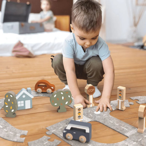 Car Track Puzzle - Spotty Dot Toys