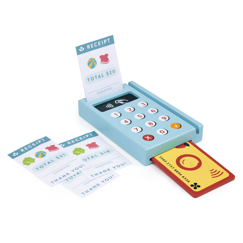 Wooden Credit Card Machine - Spotty Dot Toys