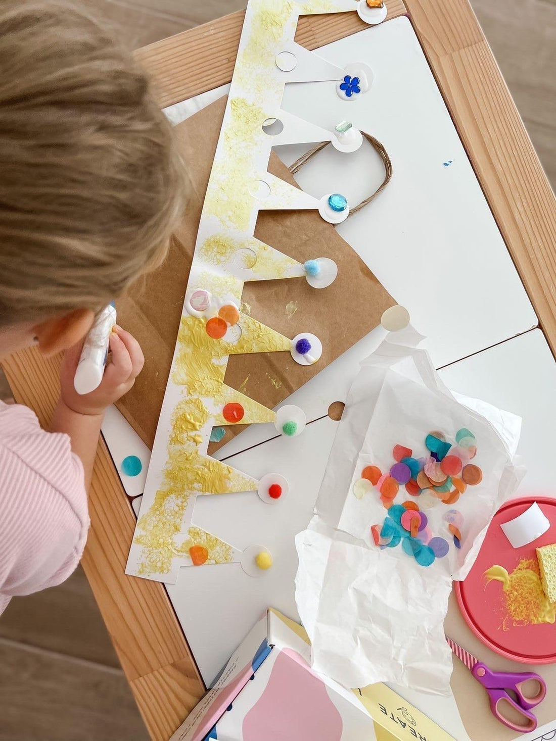 Castle & Kite Craft Box - Spotty Dot Toys