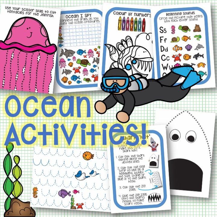 Castle & Kite Kids Craft Box - Ocean - Spotty Dot Toys