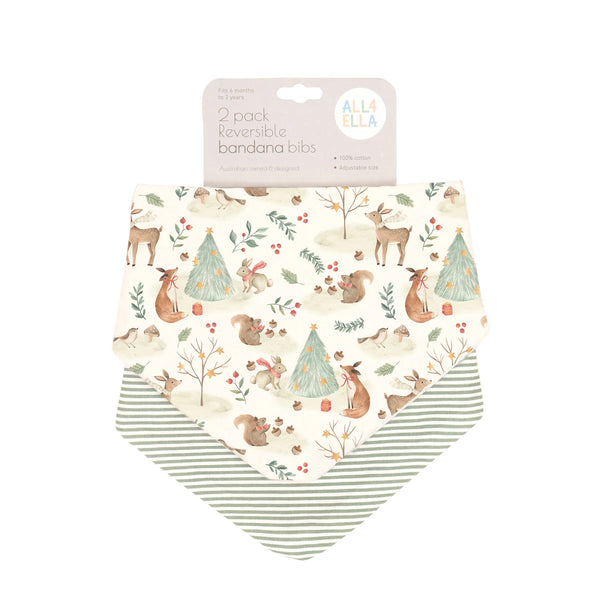 Christmas Baby Bandana Bib Spotty Dot