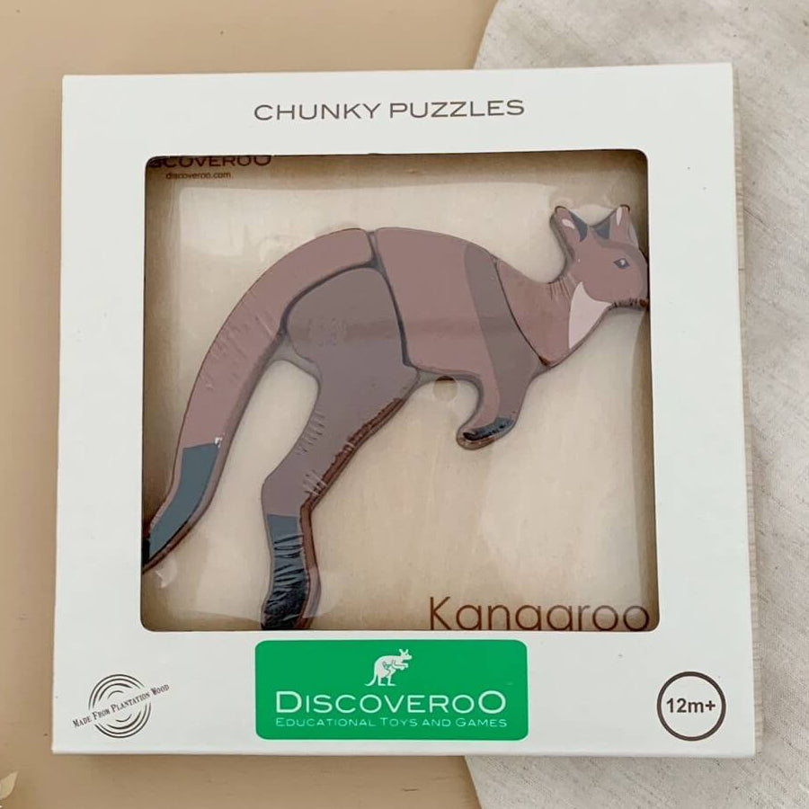 Chunky Puzzle Kangaroo Spotty Dot Toys