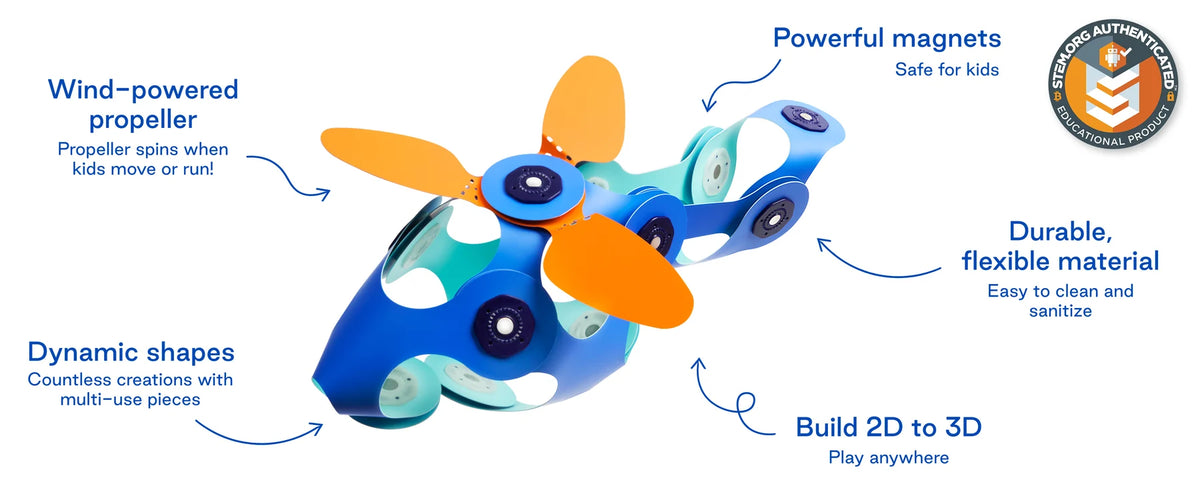 Clixo Airplanes Pack Spotty Dot Toys