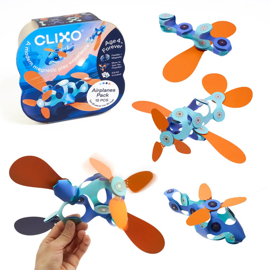 Clixo Airplanes Pack Spotty Dot Toys